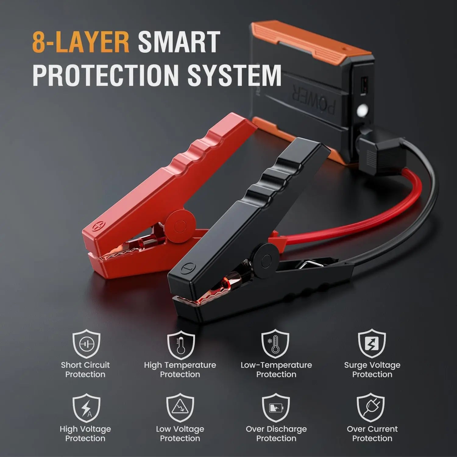 Auto Jump Starter 1400A Portable Power Bank Car Jump Starter Battery Starter for Car Emergency Booster Starting Device